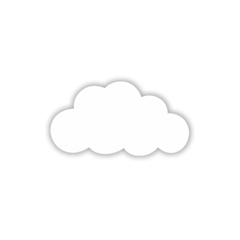 White Cloud Paper Die Cuts for Classroom Bulletin Boards/Cloud Cut Out Party Decorations and Place Cards/Baby Shower Note Cards / 25 Pieces Per Package/Available in 3 Sizes