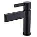 Brushed Yellow Gold Round Basin Mixer Vanity Tap Brass - View #14