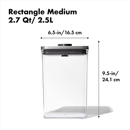 Image of OXO STL POP RECTANGLE MEDIUM - 2.7 QT /2.6 L