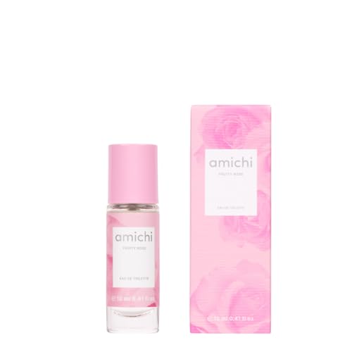 AMICHI - Fruity Rose 12 ml, Colonia Mujer, Formato Viaje en...