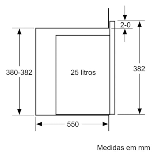 Bosch BEL554MB0 Serie 6 Micro ondes encastrable / / 25 /Plateau tournant 31 5 cmButée de porte gaucheAutoPilot 8 / fonction grill - vue 7