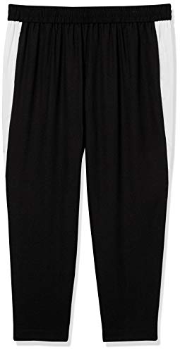 RACHEL Rachel Roy Women's Plus Size Inset Track Pant, Black, 1X