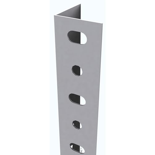 Simon Rack 1 Perfil Estantería Metálica P/35 Blanco, 2000x33,5x33,5