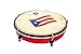 DP Music Set de Panderos - Pleneras PVC Drums with Puerto Rico Flag - Nylon Carrying Case Included (DP-PLENERA-S)