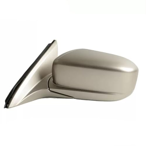 車のドアバックミラーアクセサリーサイドミラーアセンブリ、ホンダアコード2003-2007に適合(Right-Heating,Gold)