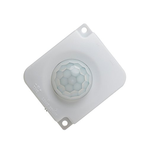 EdricShop Automatic DC 12V 24V 10A Body PIR Motion Detector Sensor Switch - (Color: White)
