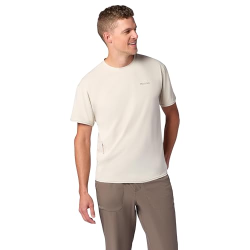 Image of MARMOT Men's Air Exchange UPF 50 Short Sleeve Crew Neck Shirt - Breathable, Moisture Wicking