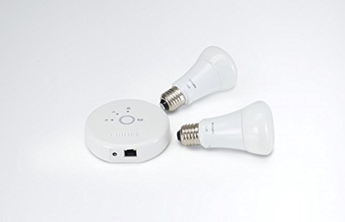 Philips Lux – LED personal wireless lighting – 2 x 9 W, EEK A+,  A19 E27 – Starter Kit inklusive hue Bridge 8718291744795 - 6