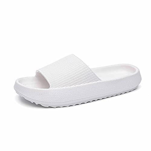 Badeschuhe Plattform Unisex-Erwachsene Badelatschen Anti-Rutsch Outdoor Badeschlappen Leichte Dusch Hausschuhe Für Frauen Und Männer C,39 Cover