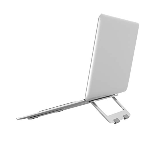 MisFox Soporte Ordenador Portátil, Aluminio Ventilado Ergonomic Laptop Stand, Universal Soporte Ordenador Portátil para Macbook, DELL, Samsung, Lenovo y Otros Portátiles 12-15.6" Cover