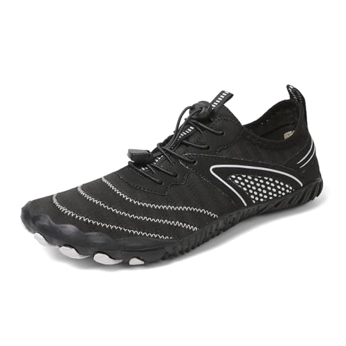 Image of Hiking Barefoot Shoes for Women Men Breathable & Non-Slip Athletic Barefoot Wide Toe Water Shoes Lightweight Perfect for Walking,Running,and Swimming
