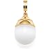 Produktbild Leonardo Jewels Clip&Mix Elna Anhänger, Ketten-Anhänger aus Edelstahl, Perle, Catseye-Charm, Goldig, Damen Schmuck 022893