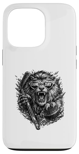 Funny Hockey Lion Game Day Vintage Shirt Fans �X�}�z�P�[�X iPhone 13 Pro �p