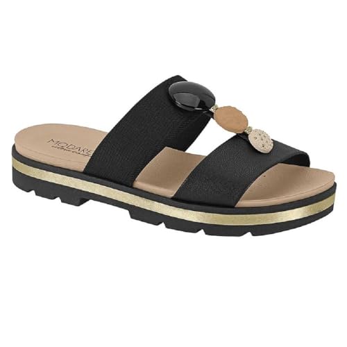 Sandalia Modare Tratorada Ref 7132.138.30734 Preto 37