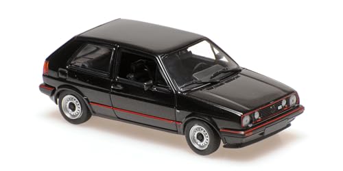 Minichamps 940054125   Volks. Golf GTI 4 Door Black Metallic 1985   Escala 1/43   Coche en Miniatura