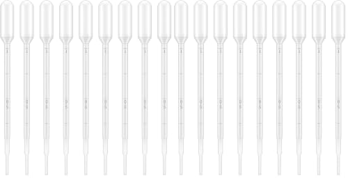 Image of G2PLUS Plastic Dropper - 25pcs Disposable Transfer Pipettes, 1ml Graduated Dropper for Essential Oils, Lab Use, DIY Crafts (Pack of 2)