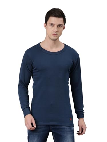 Image of Rupa Jon Men Thermal Vest | Premium Innerwear for Winter |Round Neck, Full Sleeve Soft, Lightweight & Warm Thermal Vest for Men | Snug Fit Cold Weather Essential | Pack of 1