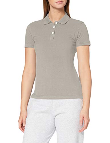 CliQue Women's Clique Classic Womens Marion Polo Shirt, Gray (Silver), XS UK