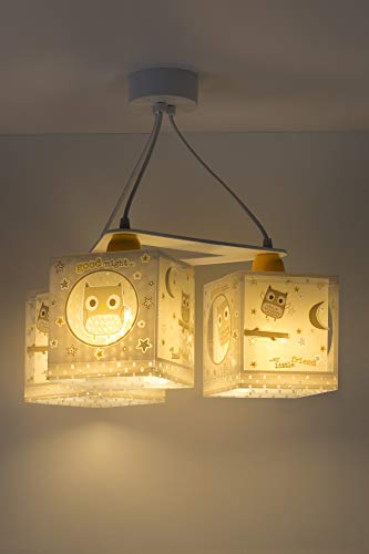 Dalber - Lampada da soffitto E-27, Buona notte