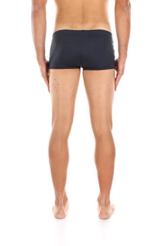 Emporio Armani Men's Tape Logoed Square Cut Swim Trunk3