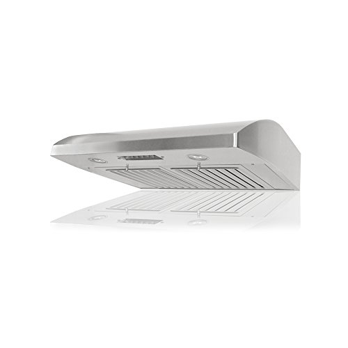 Kobe Chx2230Sqb-1 Brillia 30-Inch Under Cabinet Range Hood, 3-Speed, 680 Cfm, Led Lights, Baffle Filters, Stainless Steel #TOP1
