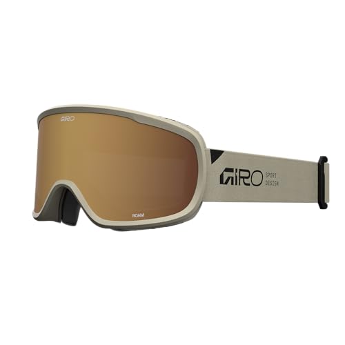 Giro Roam Snow Goggle Stone Tan Stacked - Amber Gold & Yellow