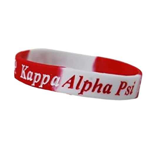 Silicone Bracelet, Red, Medium