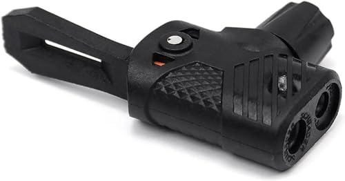 Insuflador de pneu de bicicleta preto multiuso, conector de bomba de bicicleta para adaptador de bom
