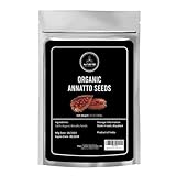 Naturevibe Botanicals Organic Annatto Seeds, 10 ounces | Non-GMO and Gluten Free