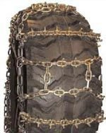 Quality Chain Maxtrack H-Pattern U-Grip Square Alloy Loader/Grader 13.5mm Link Tire Chains (8629MTU)