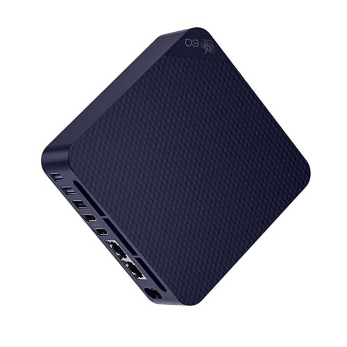 Beelink EQ13 Mini PC Intel 12th Lake N200(3.7GHz 4C/4T), 16GB DDR4 500GB PCIe3.0x1 SSD, Dual 1000Mbps Dual 4K Displays, Mini Computers Support AV1 deconding/WIFI6/BT5.2/Office/Openwrt