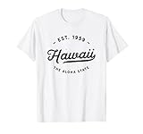 Photo Gallery classic retro hawaii usa the aloha state 1959 island novelty maglietta Photo Gallery classic retro hawaii usa the aloha state 1959 island novelty maglietta