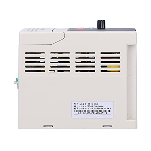 VFD, Variable-Frequency Drive Single Phase Input/Output Inverter with PAM Control 220V JLS-E-2S Series for Spindle Motor Speed, Power Converters (0.4kw)