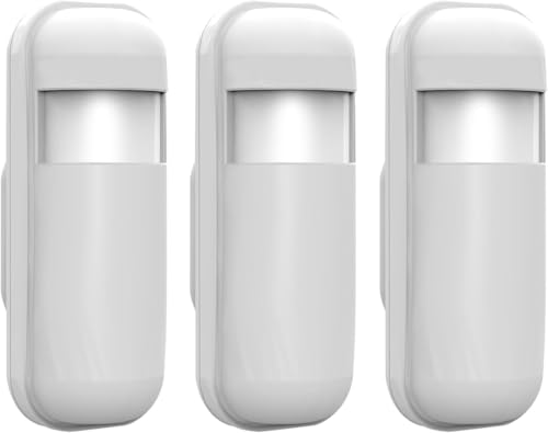 Sensore di intrusione intelligente a infrarossi, rilevatore di movimento PIR antifurto, per PGST 103 105 107 108 109 sistema di allarme di sicurezza domestica host antifurto (confezione da 3)