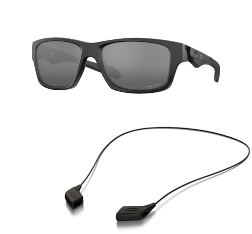 Oakley OO9135 Sunglasses Bundle: OO 9135 913534 Matte Black and Large Black leash Accessory kit2