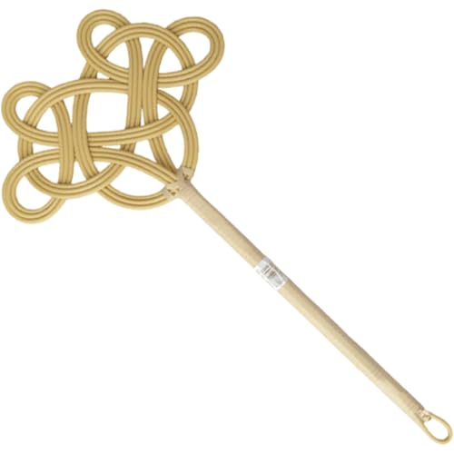 Rug Beater, Rattan Manual Hollow Carpet Beater with Comfort Handle