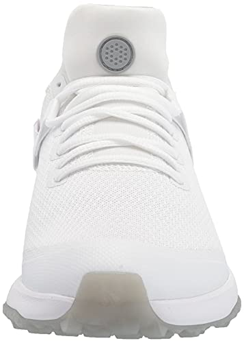 Puma Men's Fusion Evo Golf Shoe, White-Quarry, 11 Wide #TOP1