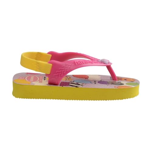 Chinelo Havaianas Baby Peppa Pig - Original COR:Amarelo;TAMANHO:17/18