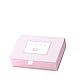 Rössler Papier 14561928000 - Memory Box Baby Girl, rosa, 215 x 55 x 155 mm, Geburt und Taufe, 1 Stück