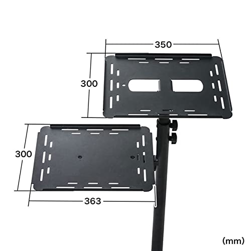 Soporte universal para proyector con ruedas y bandeja miniatura 3