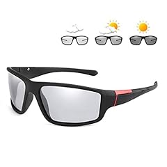 Black Red Frame/Photochromic Lens