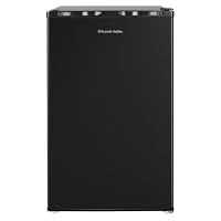 Russell Hobbs 60L Freestanding Undercounter Freezer in Black, 48cm Wide, 4-Star Freezer Rating, With Adjustable Feet & Reversible Door, Manual Temperature Control and 3 x Drawers, RH85UCFZ482E1B