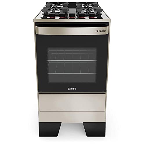 Fogão Mueller Piacere Vetro 4b Inox