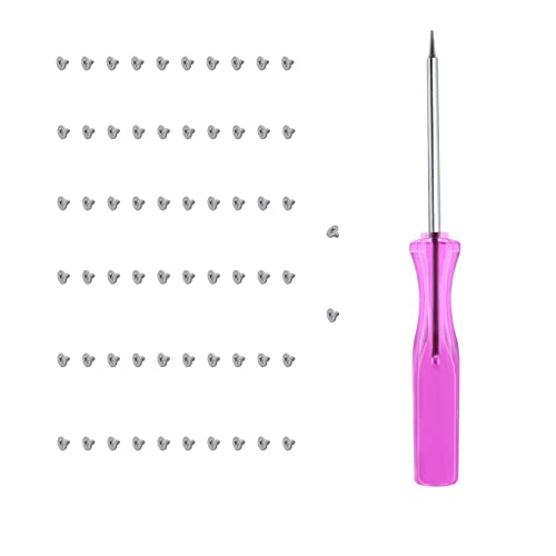 LeFix 62 Stück Tastaturschrauben + Schraubendreher kompatibel mit MacBook Pro A1706 A1707 A1990 A1708 A1989 A2141 A1932 A2159 A2179 A2251 A2289 A2337 A2338, Jahr 2016-2020 Cover