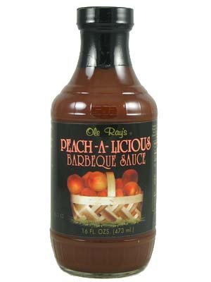 Ole Ray's Peach-A-Licious Barbecue Sauce 3 Bottles