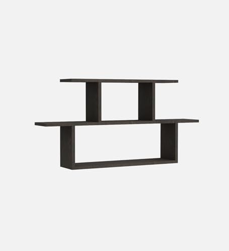 Image of Ethan Multipurpose Modular Wall Racks /Shelves /Organiser /Decor Particle Board Wall Shelf (Number of Shelves - 5, Brown)
