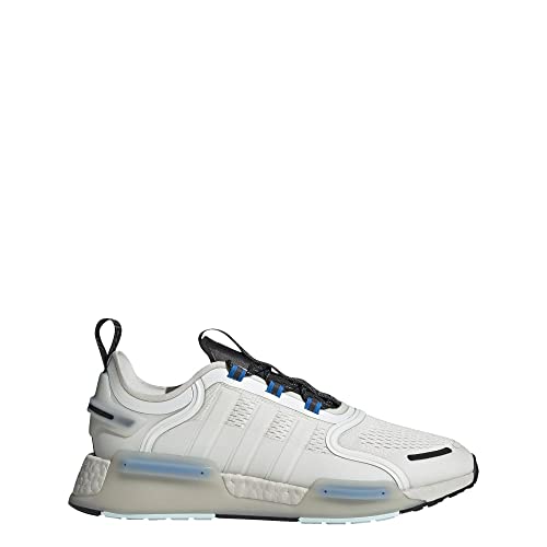 adidas NMD_V3 Shoes Men's, White, Size 10, Crystal White/Cloud White/Blue Rush