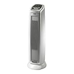 Lasko Oscillating Ceramic Tower Space Heater for Home with Overheat Protection, Timer, 22.5 Inches, Silver, 1500W, 5775, 7.5″L x 7.1″W x 22.75″H - Image 4