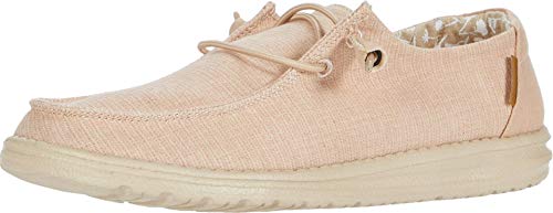 Image of HEYDUDE Women's Wendy Chambray | Women's Shoes | Women's Lace Up Loafers | Comfortable & Light-Weight