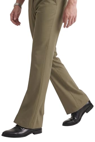Image of Men's Trendy Bootcut Trousers - Modern Flared Fit | Premium Formal Pants